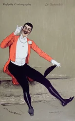 Le Superchic", karykatura dla "La Revue Illustree", luty 1886 r.